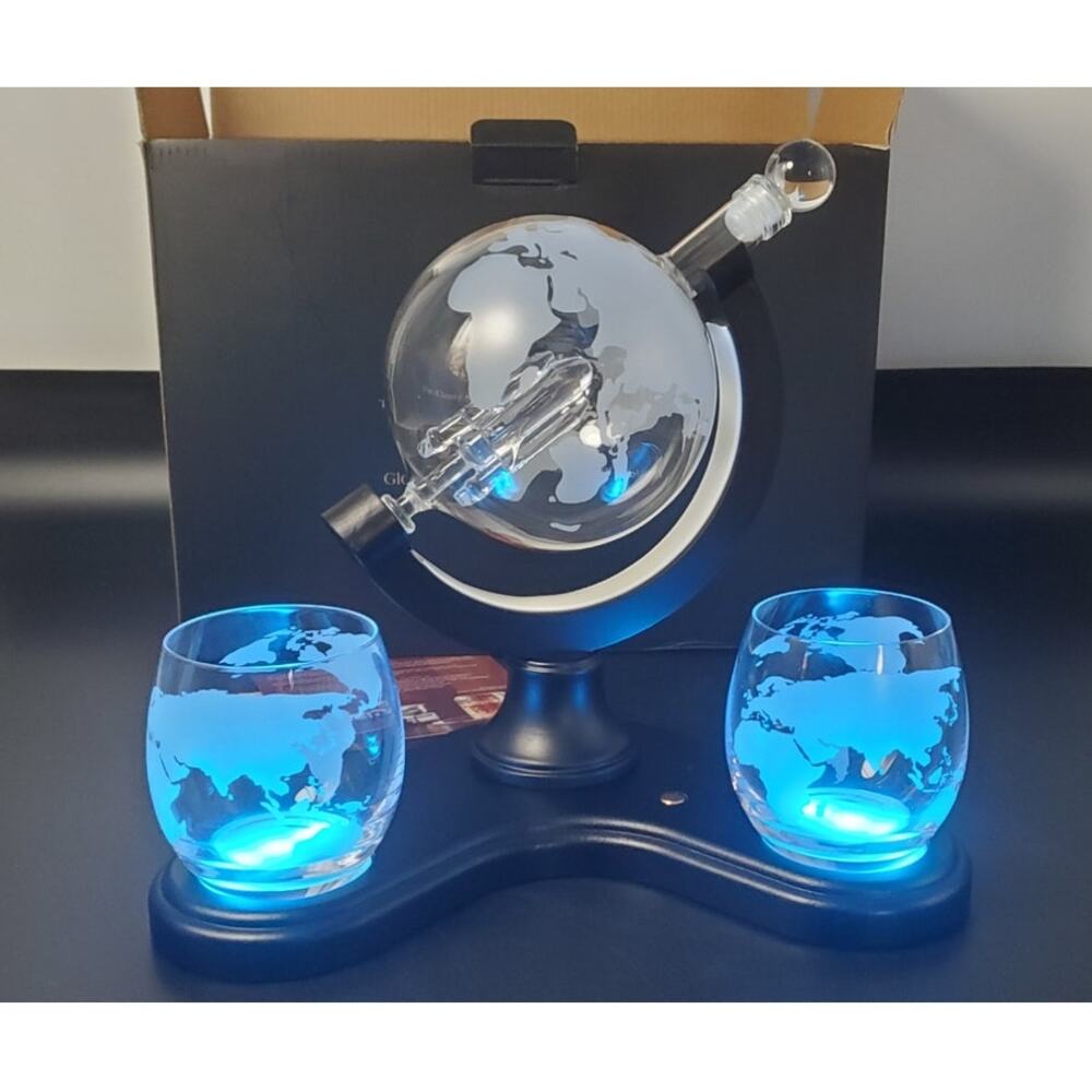 Kollea Whiskey Decanter Set, IOB **NEVER USED**
